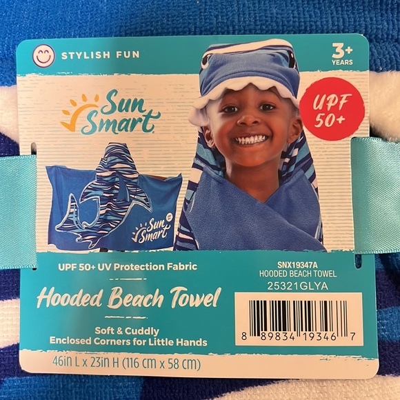 Sun Smart Brand hooded towel NWT!!! - Picture 2 of 2